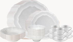 Servizio di piatti Impressions con tazze da caffè e piattini, 30 pezzi
