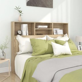 Testiera Con Scomparti Rovere Sonoma 140x19x103,5 Cm /