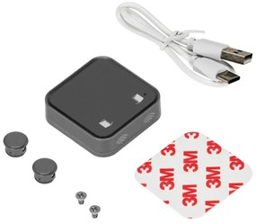 Sensore di apertura Doppio per Armadi, Wireless Magnetico - SERIE STS Interruttore 2 Porte