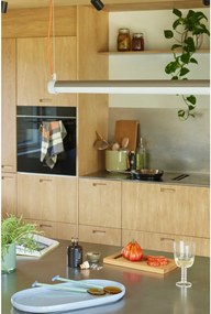 Lampadario LED grigio con intensità regolabile Interplay – Hübsch