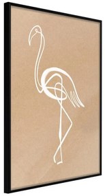 Poster  Lonely Bird  Cornice Quadri Cornice nera, Larghezza x Altezza Home decor 40x60