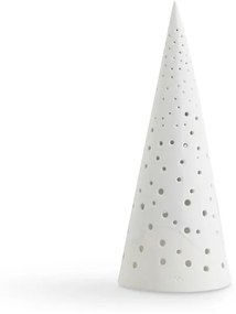 Portacandele natalizio bianco in bone china, altezza 25,5 cm Nobili - Kähler Design