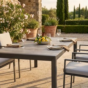 TED - tavolo da giardino allungabile in gres