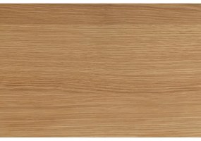 Tavolino rotondo nero e naturale con piano in rovere ø 85 cm Soli - Actona