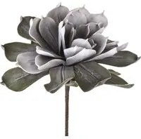 Fiori Foam Grande Artificiale Altezza 89 cm Grigio