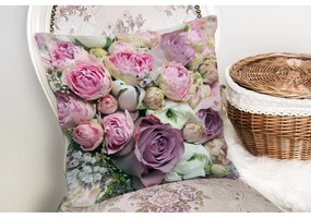 Federa in misto cotone Roses, 45 x 45 cm - Minimalist Cushion Covers