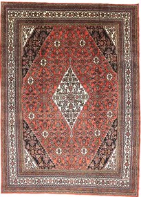 Hamedan Tappeto 260x360 Rosso (Iran) Annodato A Mano