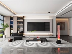 Colonna di bolle d'acqua LED che cambiano colore H. 130 cm Nero - WOBY