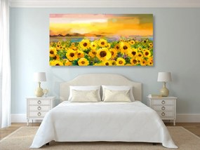 Stampa su tela – Campo di girasoli