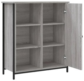 Credenza grigio sonoma 70x30x80 cm in legno multistrato