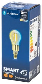 Lampadina LED FILAMENT G45 E14/4,5W/230V 2700-6500K - Aigostar