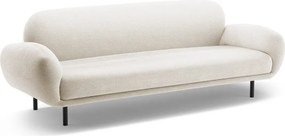 Divano bianco con rivestimento in bouclé 208 cm Poppy – Micadoni