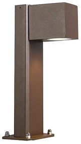 Lampada da terra smart da esterno marrone ruggine 30 cm IP44 incl. WiFi GU10 - Baleno