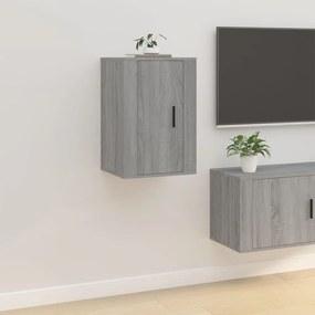 Mobile porta tv a parete grigio sonoma 40x34,5x60 cm