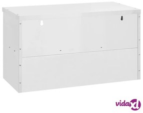 vidaXL Armadietto a Muro da Cucina 90x40x50 cm in Acciaio Inossidabile