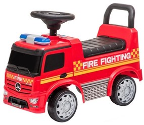 Bici a spinta Mercedes Camion dei pompieri 2xAA rosso