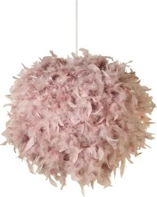 Searchlight 70393PI - Paralume per lampadario KATE, attacco E14/E27, Ø 50 cm, rosa