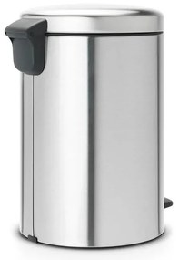 Pattumiera New Icon BRABANTIA a pedale grigio inox 20 L
