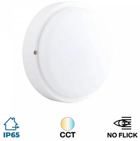 Plafoniera LED da Esterno 15W, IP65, Tonda, CCT - Bianco Variabile Colore Bianco Variabile CCT