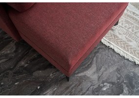 Divano angolare a forma di "U" color mattone Belen - Balcab Home