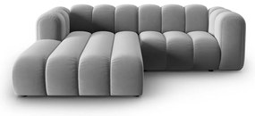 Divano angolare grigio ad angolo sinistro Lupine - Micadoni Home