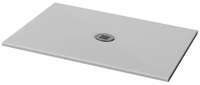 Piatto doccia in ceramica extra slim grigio L 170 x L 80 cm
