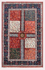 Kazak Tappeto 240x150 (Pakistan) Annodato A Mano
