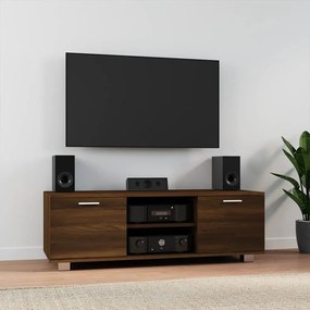 Mobile Tv Rovere Marrone 120x40,5x35 Cm İn Legno Multistrato /