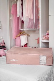 Organizer per sottoletto sottovuoto in plastica 65x45x15,5 cm Pink Edition – Compactor