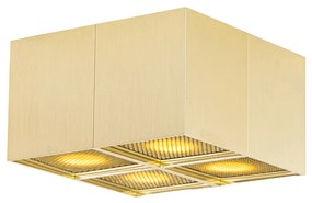 Faretto di design oro 4 luci - Qubo Honey