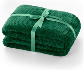 Coperta in microfibra verde scuro, 150 x 200 cm Henry - DecoKing