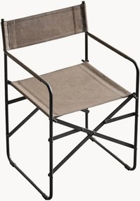 Sedia con braccioli in pelle Silhouette, pieghevole