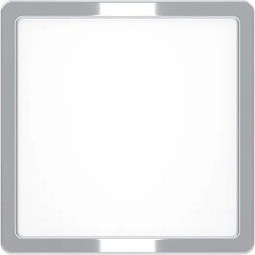 Eglo 901766 - Lampada da soffitto LED per bagno FUEVA LED/10,5W/230V 22x22 cm IP44 cromato