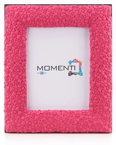 Cornice  "Classic Pop  - Momenti". Portafoto in resina cm. 9x13 - Fucsia