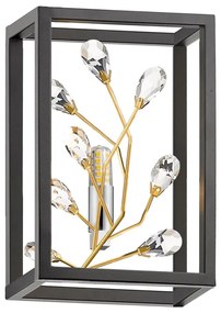 Zuma Line W0578-01A-B5TF - Applique SPRING 1xG9/33W/230V nero/oro