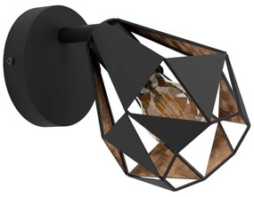 Eglo 43715 - Faretto da parete CARLTON 1xE27/40W/230V