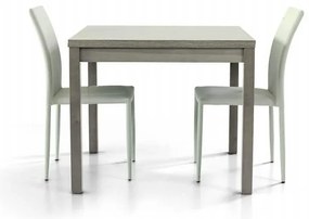 GARRETT - tavolo da pranzo moderno allungabile a libro 90 cm
