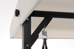 Dondolo da giardino color antracite/beige in metallo Taurus – Bizzotto