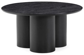 Tavolino da salotto rotondo nero ø 80 cm Lua – MOME