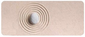 Tappetino per il bagno marrone chiaro 50x120 cm Serena – douceur d'intérieur