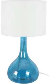 Tosel  Lampade d’ufficio lampada da comodino tondo vetro blu e bianco  Tosel