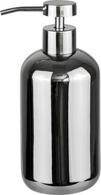 Dispenser per sapone argentato in ceramica 200 ml Lotus – Mette Ditmer Denmark