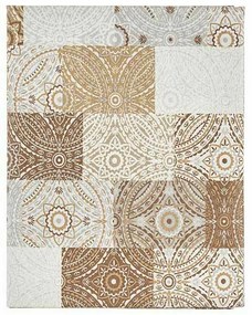 Tovaglia Tela Antimacchia Piastrella 140 x 180 cm Beige (6 Unità)