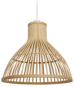 Kave Home - Paralume per lampada da soffitto Nathaya in bambÃ¹ finitura naturale Ã˜ 46 cm