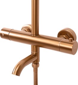 Set doccia con termostato REA Lungo Copper Brush
