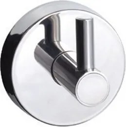 Kamalu - Appendino bagno gancio singolo a muro in acciaio inox finitura lucida | MONDE-C