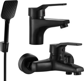 Mexen Caro R62 set da bagno, nero - 746603R62-70