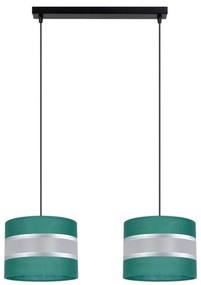 Lampadario su corda   CORAL 2xE27/60W/230V verde