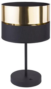 Lampada da tavolo HILTON 1xE27/25W/230V ottone/nero