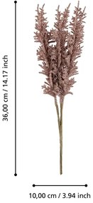 Eglo 428223 - Fiore artificiale DEMING 36 cm rosso